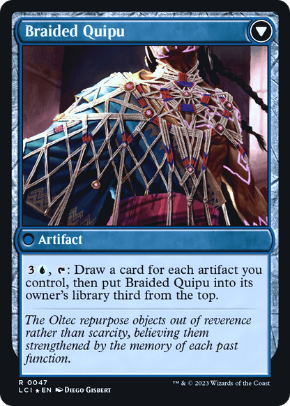 Braided Net // Braided Quipu (PLCI-47S) - The Lost Caverns of Ixalan Promos Foil