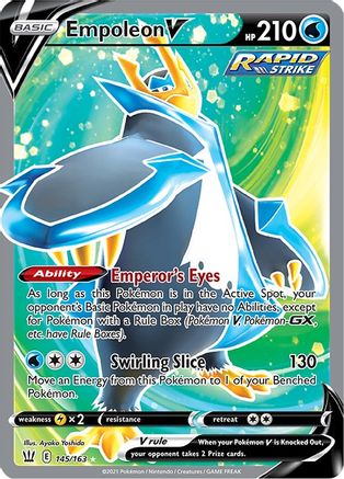 Empoleon V (Full Art) 145/163 - SWSH05 Battle Styles Holofoil - Ultra Rare