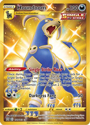 Houndoom (Secret) 179/163 - SWSH05 Battle Styles Holofoil - Secret Rare