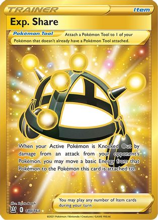 Exp. Share (Secret) 180/163 - SWSH05 Battle Styles Holofoil - Secret Rare