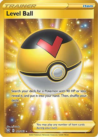 Level Ball (Secret) 181/163 - SWSH05 Battle Styles Holofoil - Secret Rare