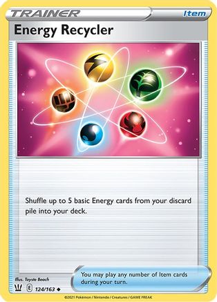 Energy Recycler 124/163 - SWSH05 Battle Styles Reverse Holofoil - Uncommon