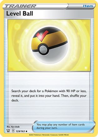 Level Ball 129/163 - SWSH05 Battle Styles Reverse Holofoil - Uncommon