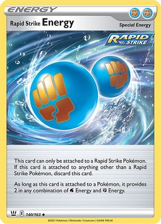 Rapid Strike Energy 140/163 - SWSH05 Battle Styles Normal - Uncommon