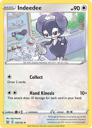 Indeedee 120/163 - SWSH05 Battle Styles Normal - Uncommon