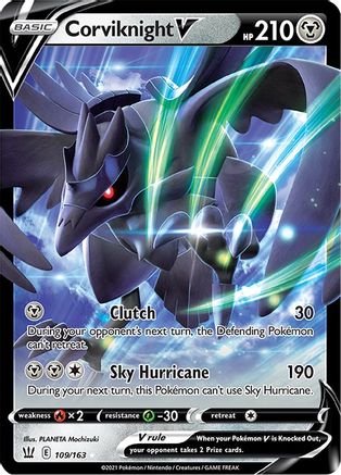 Corviknight V 109/163 - SWSH05 Battle Styles Holofoil - Ultra Rare