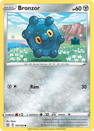 Bronzor 101/163 - SWSH05 Battle Styles Normal - Common