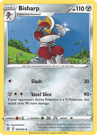 Bisharp 104/163 - SWSH05 Battle Styles Normal - Uncommon