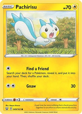 Pachirisu 049/163 - SWSH05 Battle Styles Reverse Holofoil - Common