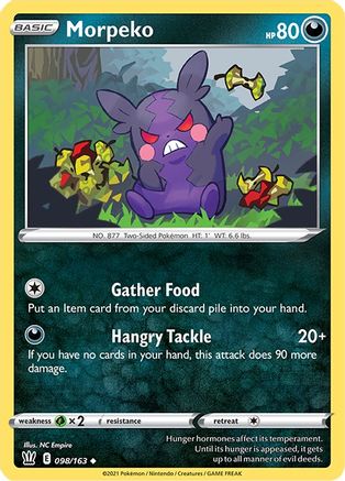 Morpeko 098/163 - SWSH05 Battle Styles Normal - Uncommon