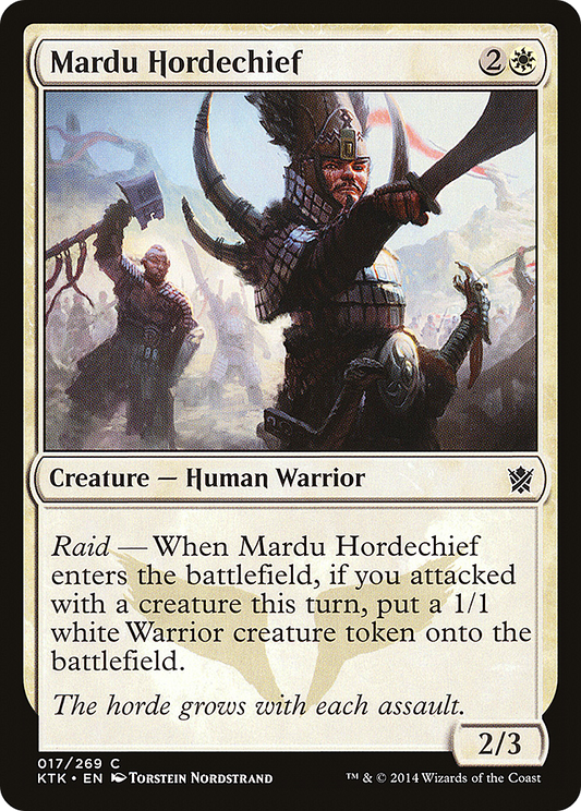 Mardu Hordechief (KTK-017) - Khans of Tarkir Foil