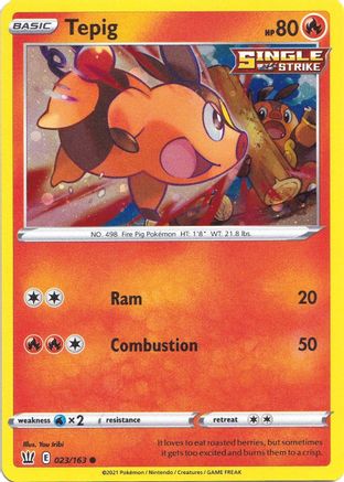 Tepig - 023/163 (Cosmos Holo) 23 - Miscellaneous Cards & Products Holofoil