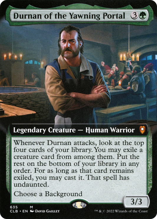 Durnan of the Yawning Portal (CLB-635) - Commander Legends: Battle for Baldur's Gate: (Extended Art)