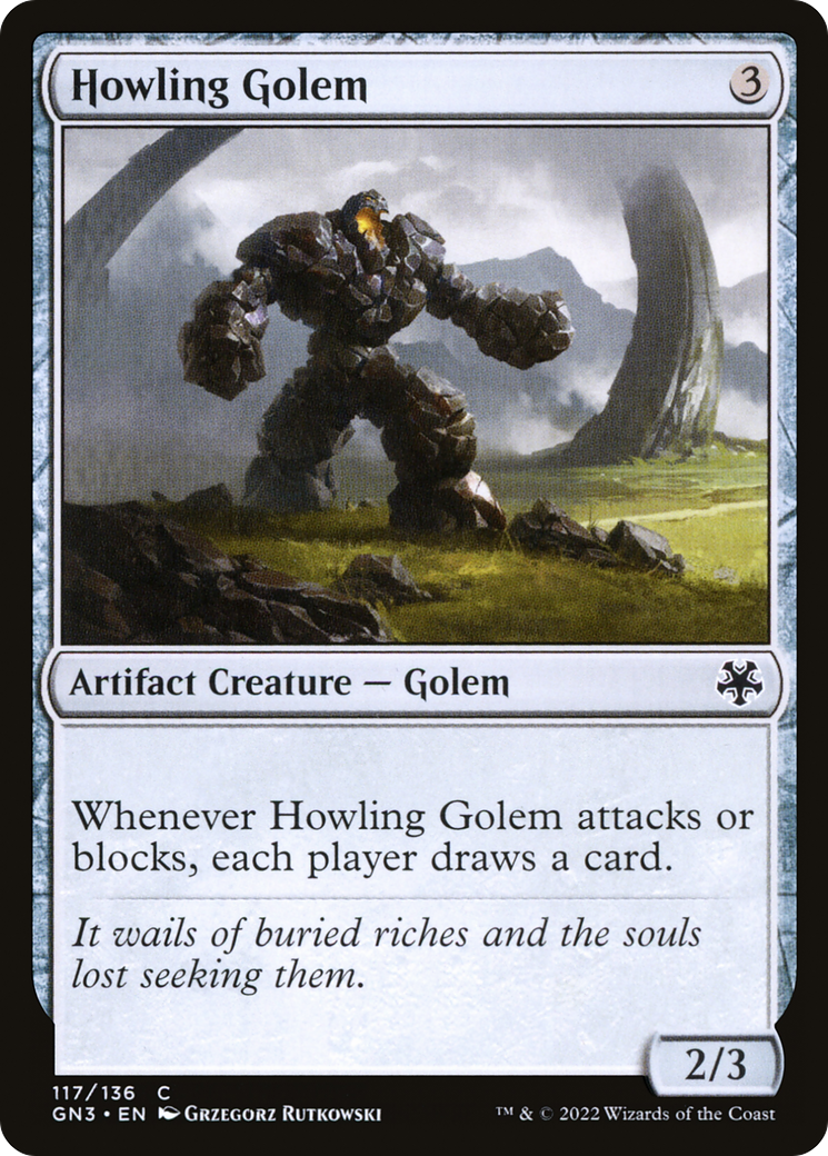 Howling Golem (GN3-117) - Game Night: Free-for-All