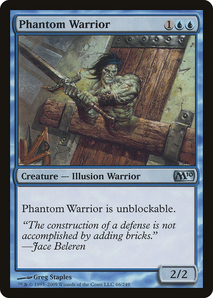 Phantom Warrior (M10-066) - Magic 2010 Foil