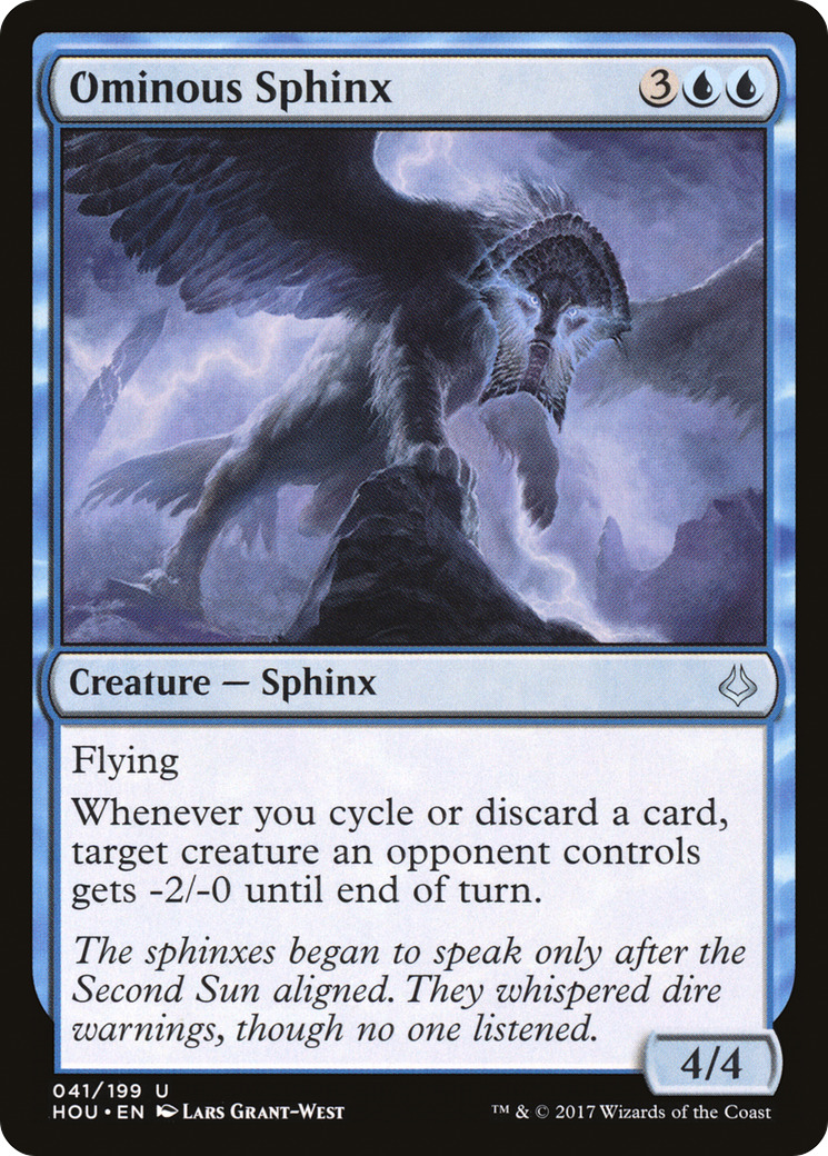 Ominous Sphinx (HOU-041) - Hour of Devastation Foil