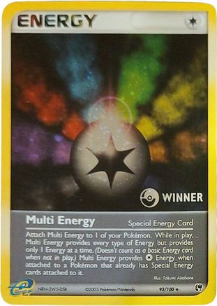 Multi Energy (Special) - 93/100 [Winner] 93 - League & Championship Cards Holofoil