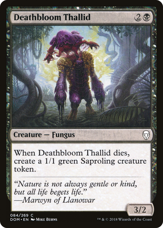 Deathbloom Thallid (DOM-084) - Dominaria Foil