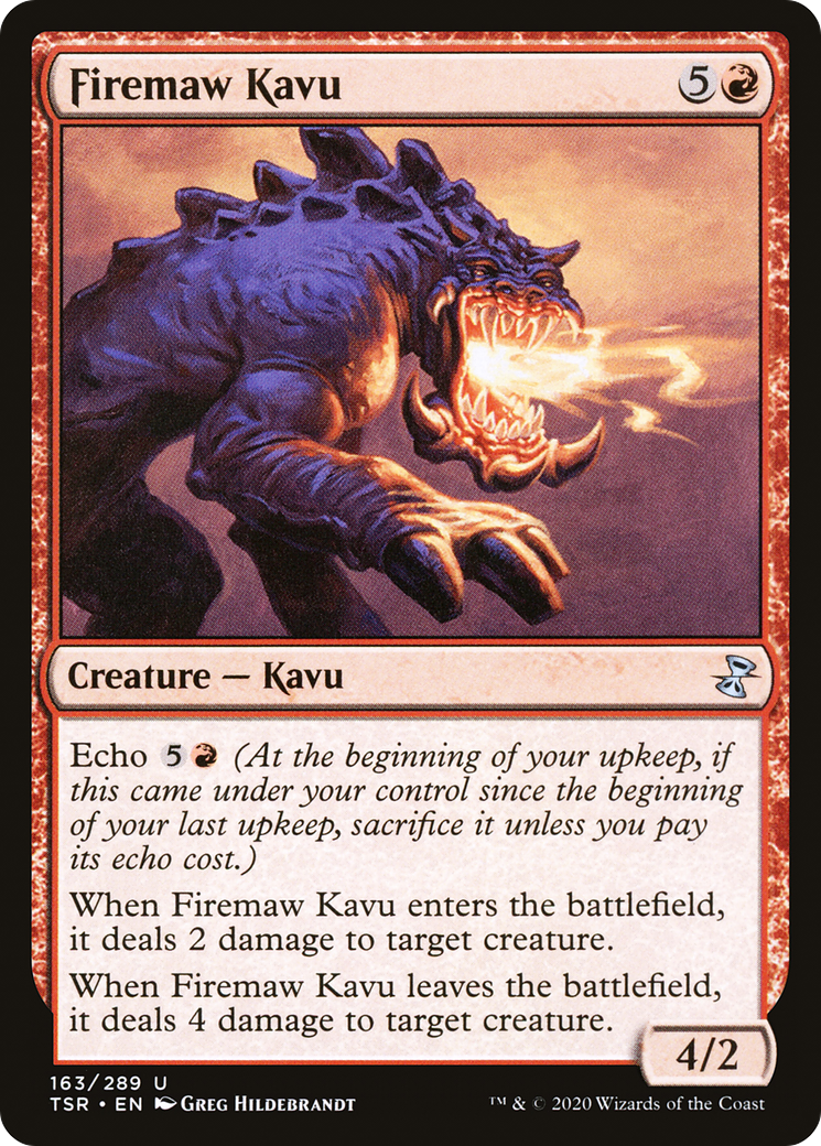 Firemaw Kavu (TSR-163) - Time Spiral Remastered Foil