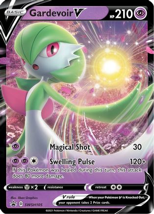 Gardevoir V SWSH105 - SWSH Sword & Shield Promo Cards Holofoil - Promo