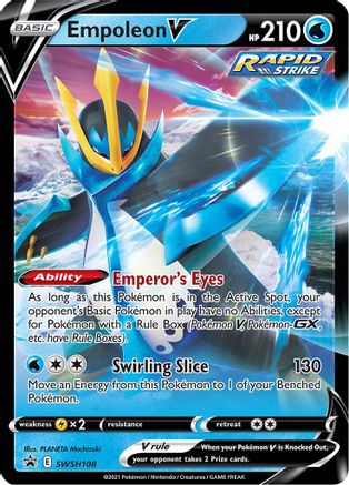 Empoleon V SWSH108 - SWSH Sword & Shield Promo Cards Holofoil - Promo