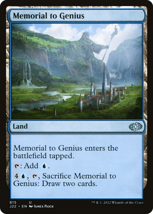 Memorial to Genius (J22-815) - Jumpstart 2022