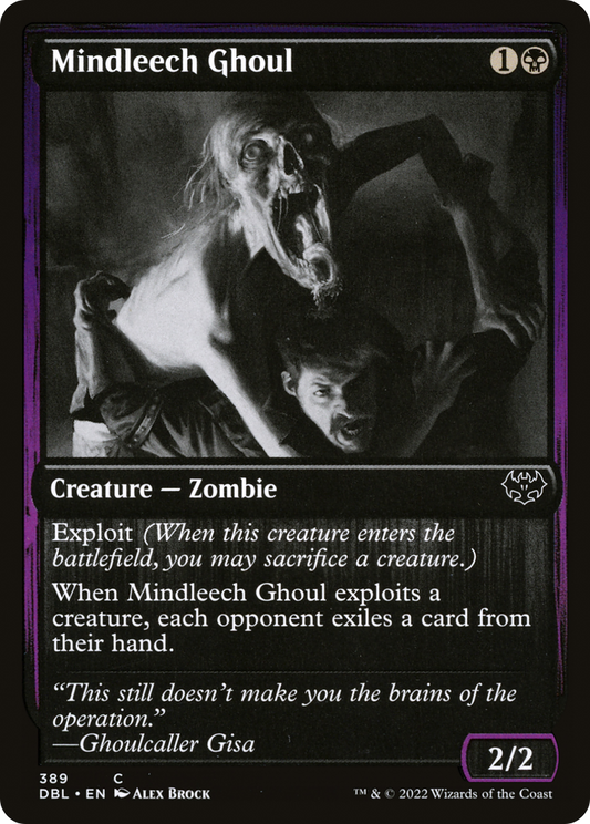 Mindleech Ghoul (DBL-389) - Innistrad: Double Feature Foil