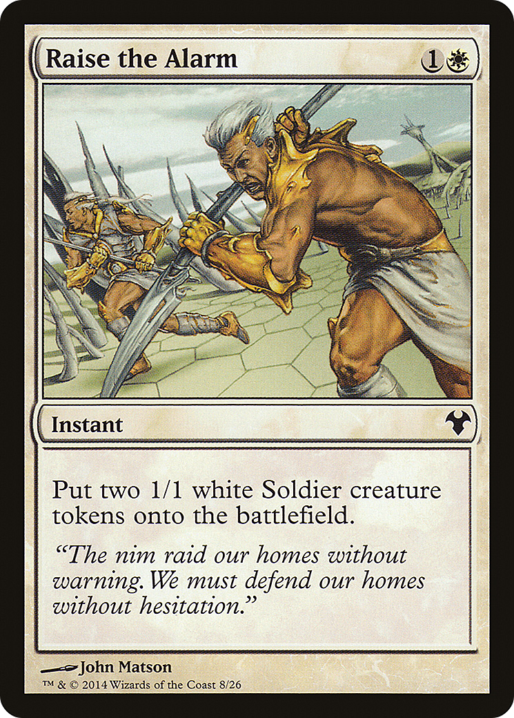 Raise the Alarm (MD1-008) - Modern Event Deck 2014