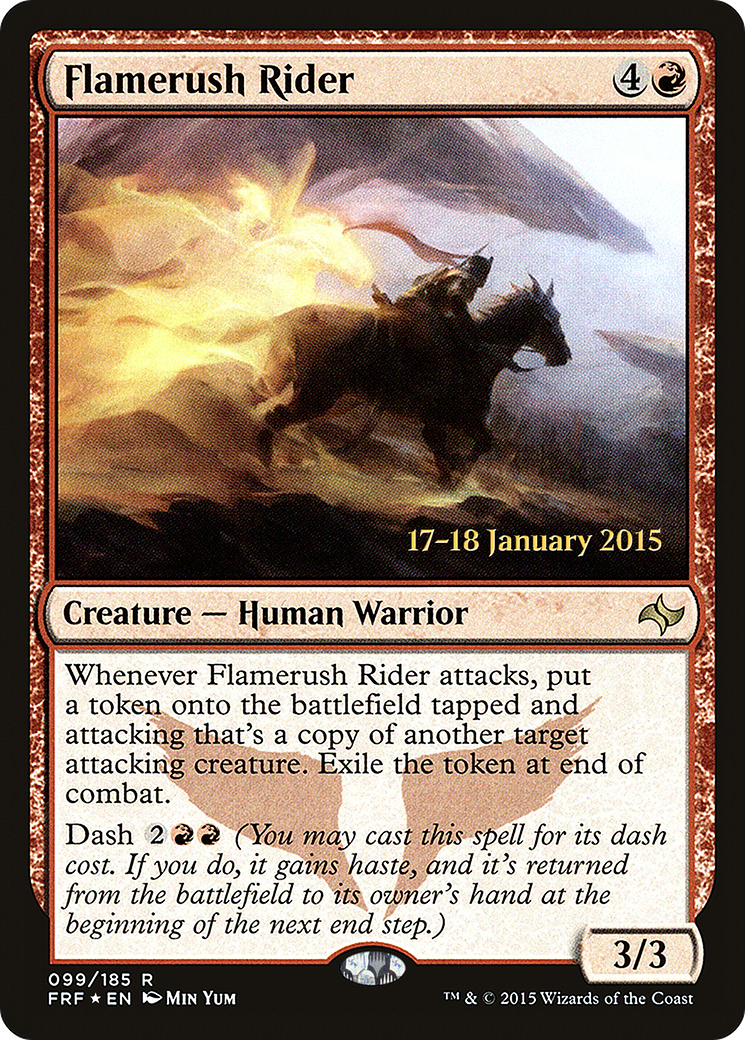 Flamerush Rider (PFRF-99S) - Fate Reforged Promos Foil