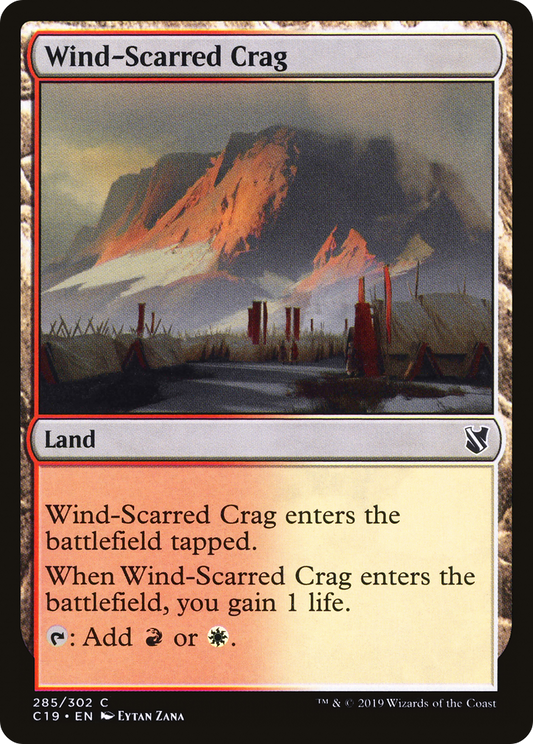 Wind-Scarred Crag (C19-285) - Commander 2019