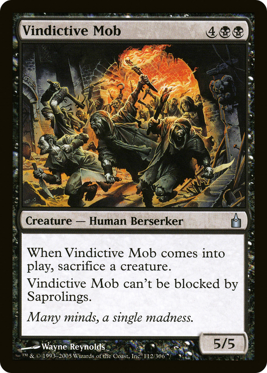 Vindictive Mob (RAV-112) - Ravnica: City of Guilds