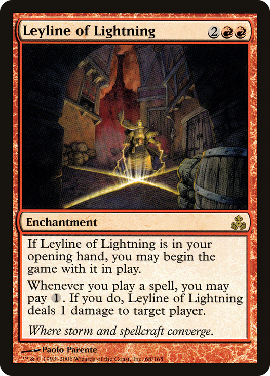 Leyline of Lightning (GPT-068) - Guildpact