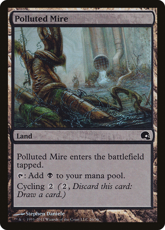 Polluted Mire (PD3-026) - Premium Deck Series: Graveborn Foil