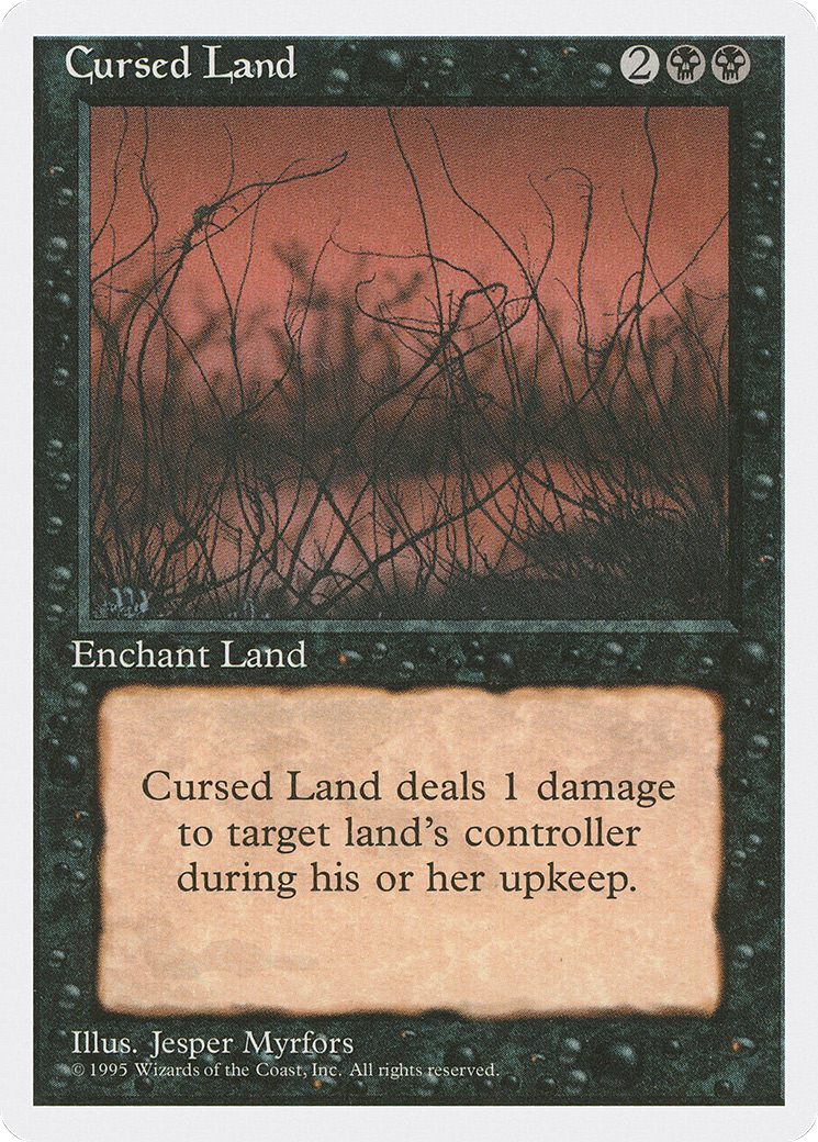 Cursed Land (4ED-127) - Fourth Edition