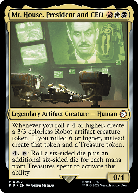 Mr. House, President and CEO (PIP-007) - Fallout Foil