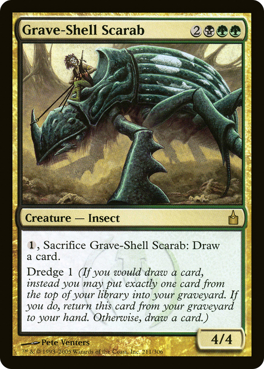 Grave-Shell Scarab (RAV-211) - Ravnica: City of Guilds