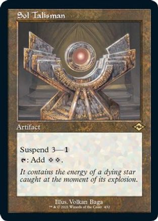 Sol Talisman (Retro Frame) (Foil Etched) (MH2-432) - Modern Horizons 2 Foil