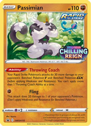 Passimian SWSH115 - SWSH Sword & Shield Promo Cards Holofoil - Promo