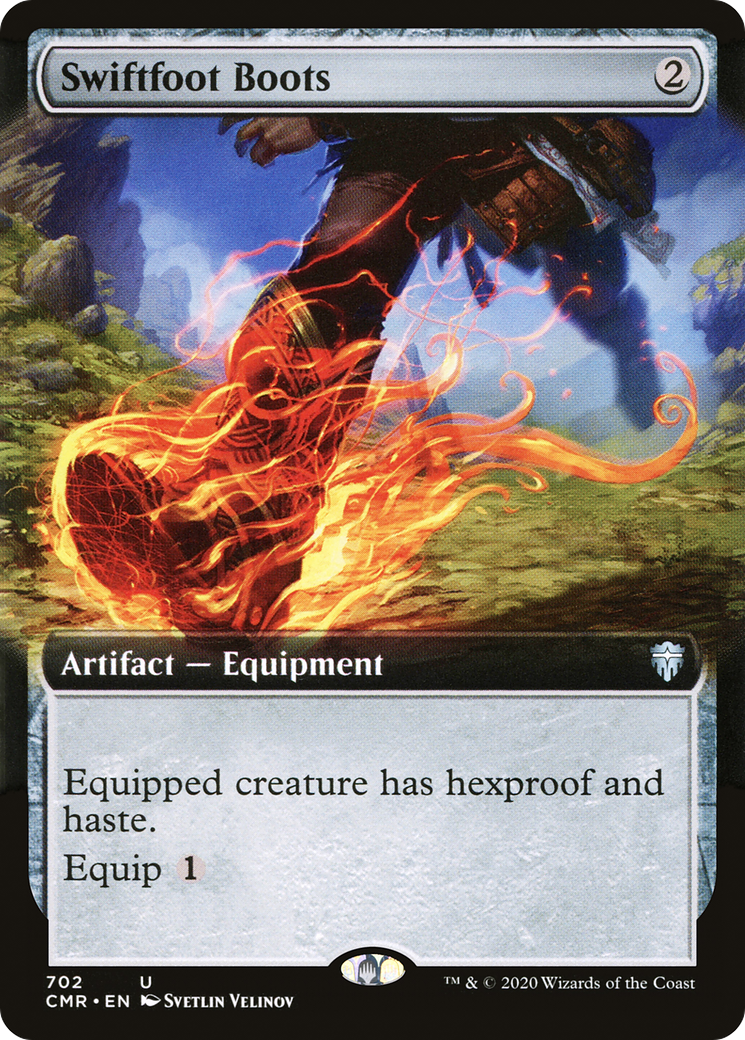 Swiftfoot Boots (CMR-702) - Commander Legends: (Extended Art)