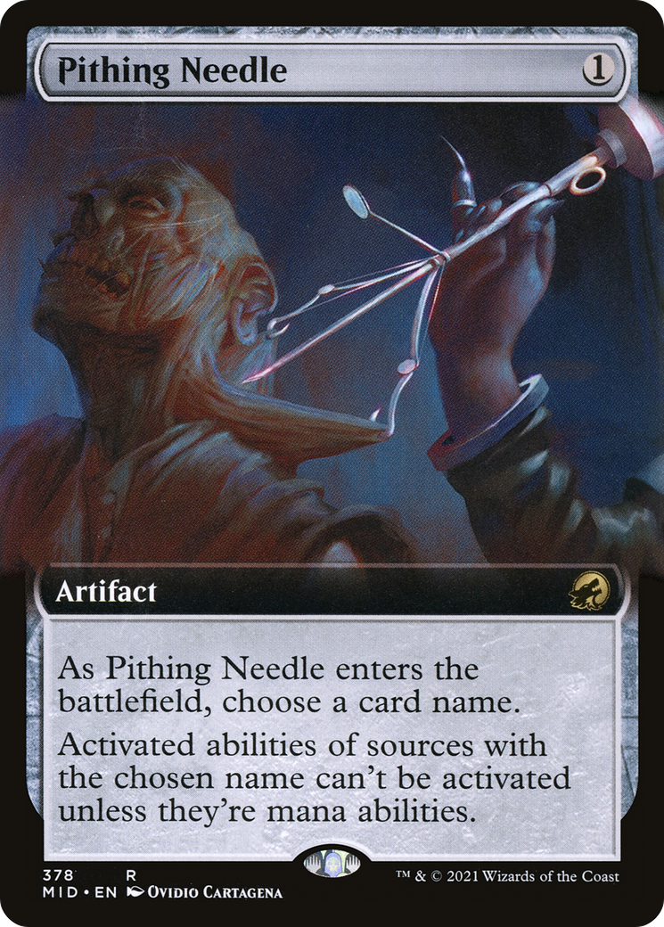 Pithing Needle (MID-378) - Innistrad: Midnight Hunt: (Extended Art) Foil