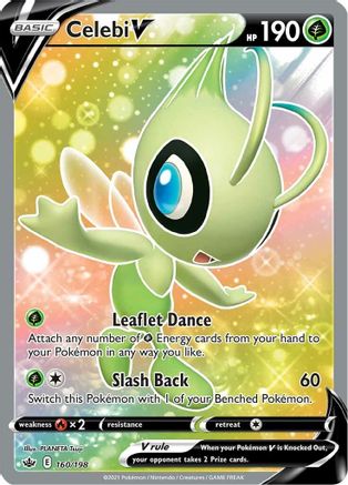 Celebi V 160/198 - Chilling Reign Holofoil