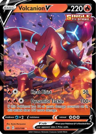 Volcanion V 25/198 - Chilling Reign Holofoil