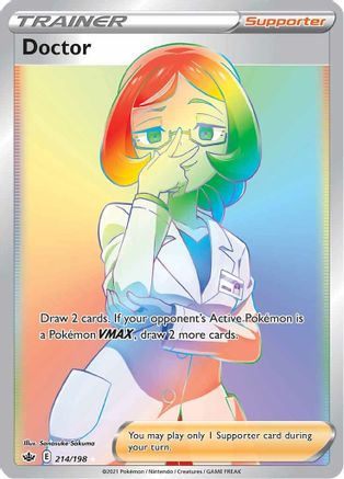 Doctor (Secret) 214/198 - SWSH06 Chilling Reign Holofoil - Secret Rare