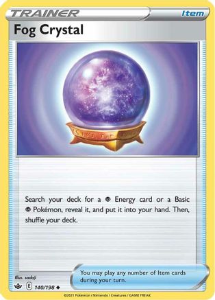 Fog Crystal 140/198 - SWSH06 Chilling Reign Reverse Holofoil - Uncommon