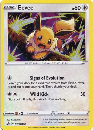 Eevee SWSH118 - SWSH Sword & Shield Promo Cards Holofoil - Promo