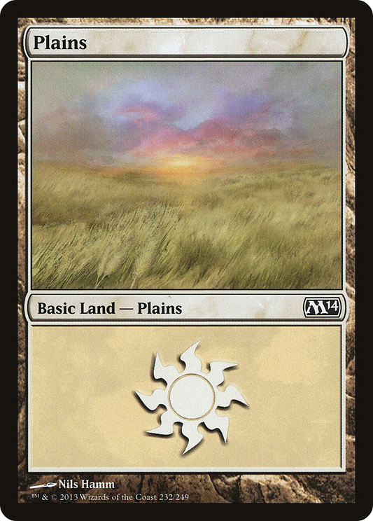 Plains (M14-232) - Magic 2014 Foil