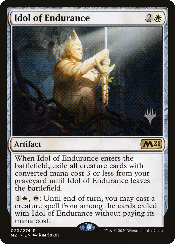Idol of Endurance (PPM21-23P) - Core Set 2021 Promos (Promo Pack)