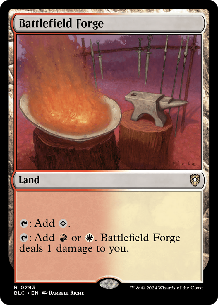 Battlefield Forge (BLC-293) - Bloomburrow Commander