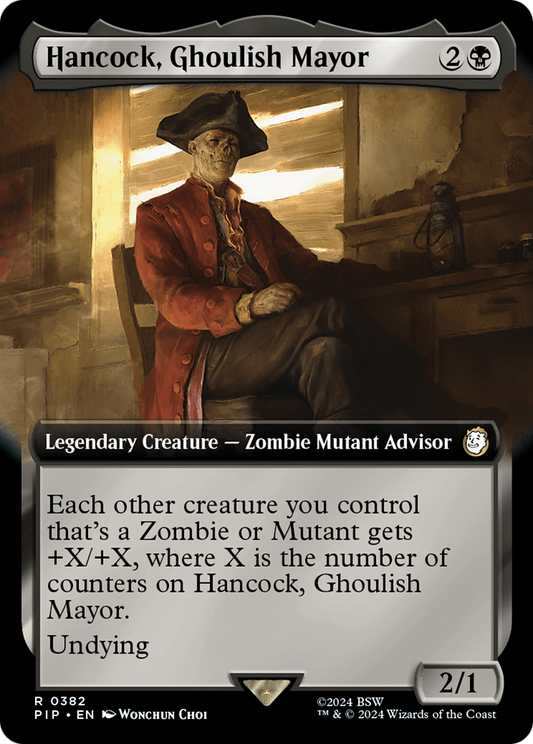 Hancock, Ghoulish Mayor (PIP-382) - Fallout: (Extended Art) Foil