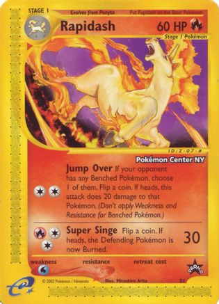 Rapidash [Pokemon Center NY] (51/53) - WoTC Promo  - Promo